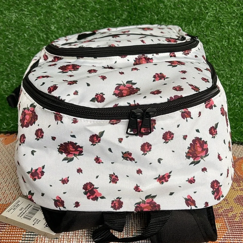 VANS Ranger 2 Prints Roses White Women's Backpack VN0A7UFM3KS NWT
